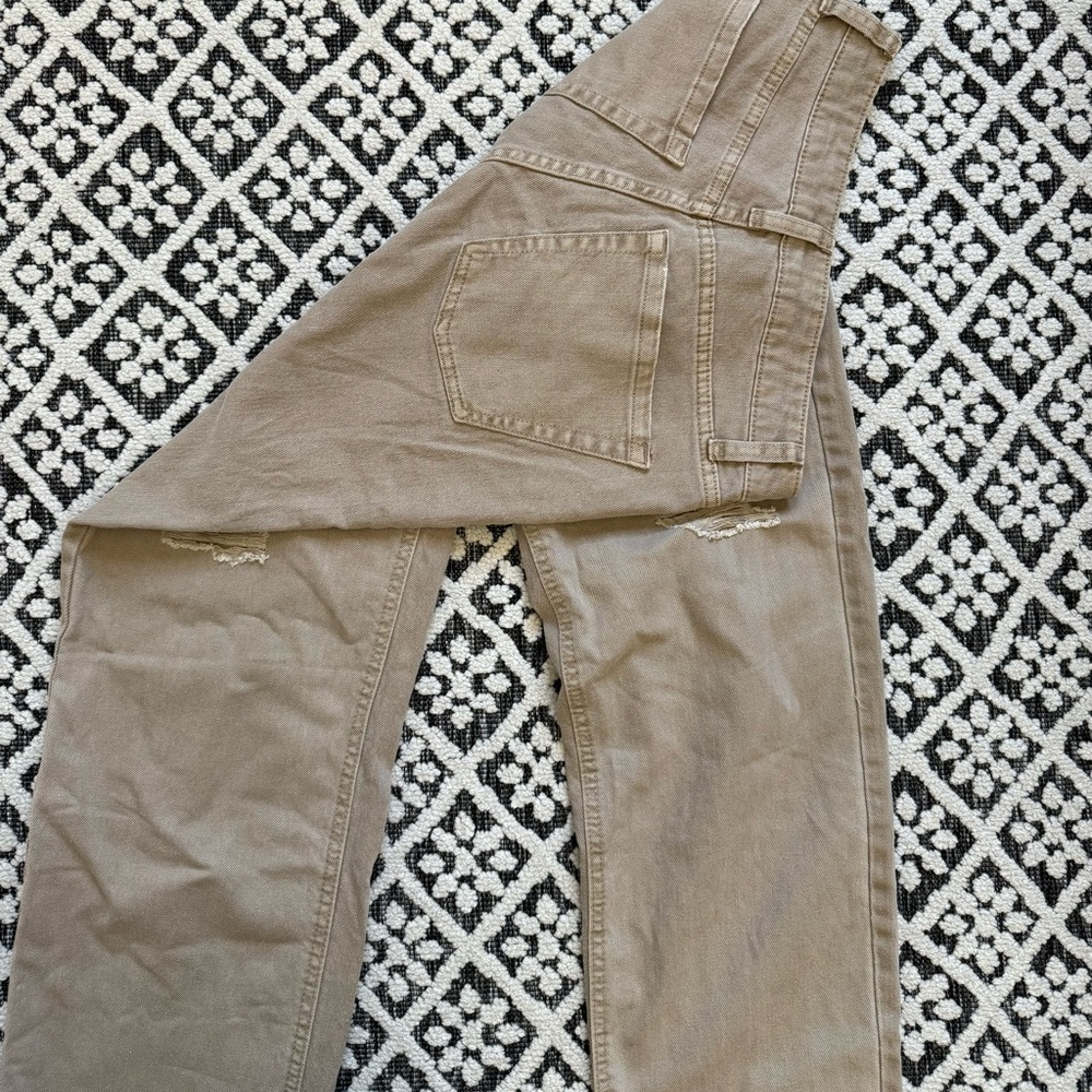 High Rise Jeans tan/ corduroy - Picture 4 of 4